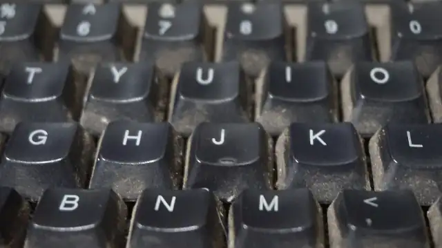 Computer keyboard. 15