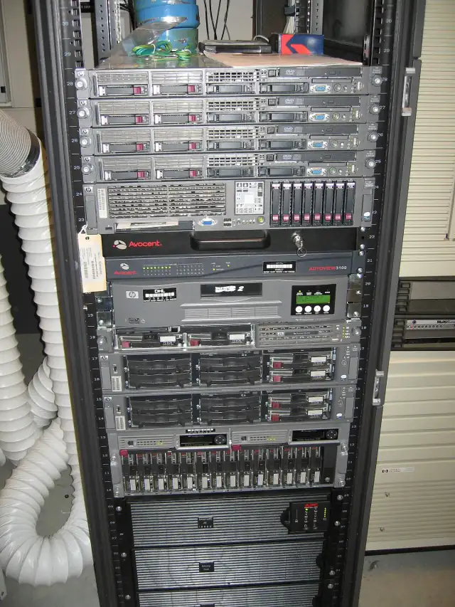 DHL Netherlands local site computer room server racks IMG 3297