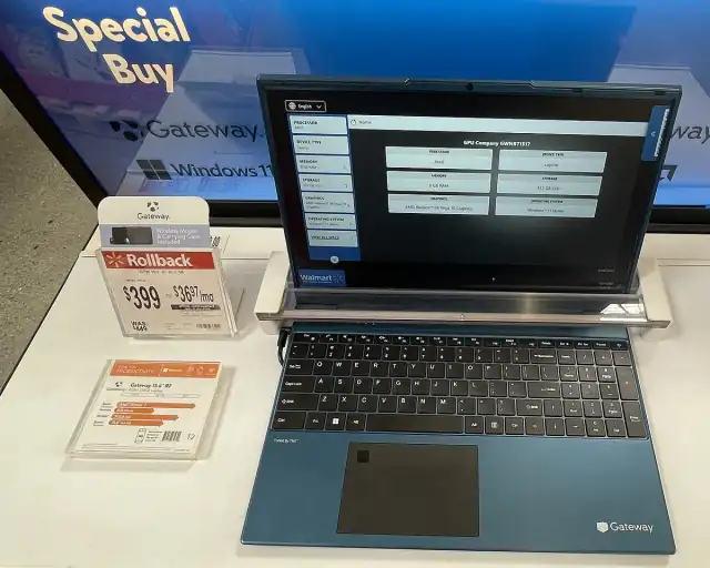 Gateway laptop at Walmart 2022