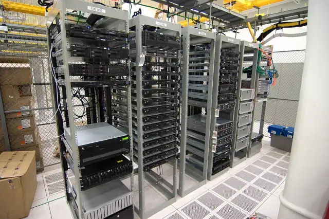 Half filled server racks