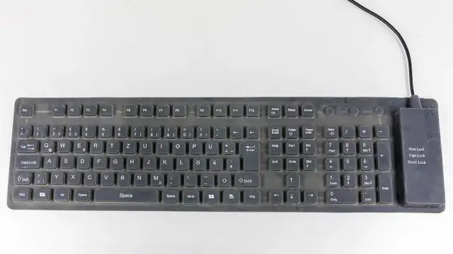 Flexible computer keyboard 8310