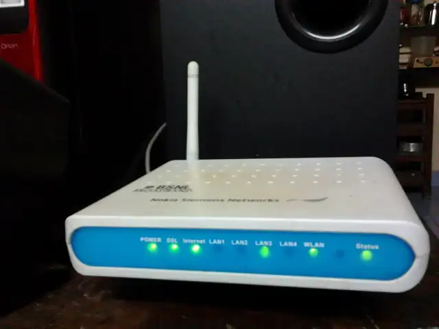 BSNL Chennai Broadband's Wi Fi modem from Nokia Siemens Networks