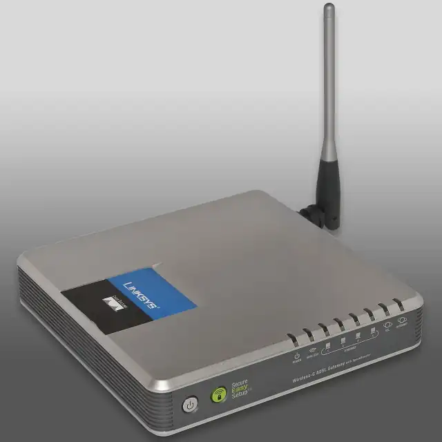 ADSL router with Wi Fi (802.11 b g)