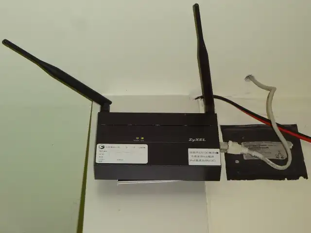 CHT ZyXEL Wi Fi AP in Baifu Branch, Qidu District Library, Keelung City 20160527