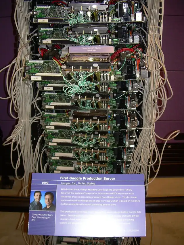 Google's First Production Server (1999)   Computer History Museum (2007 11 10 23.05.32 by Carlo Nardone)
