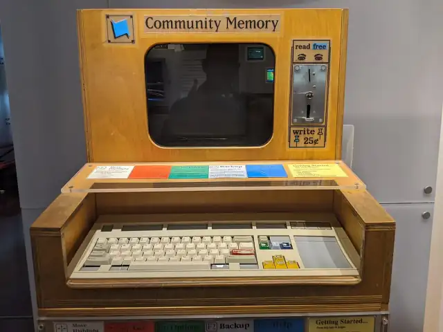 Community Memory Project coin op workstation 1, Computer History Museum, Mountain View, California, USA (49502016452)