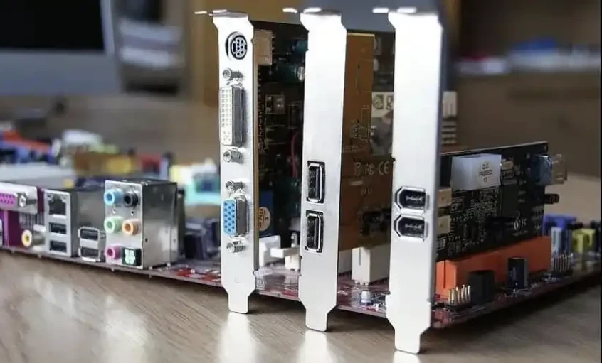 Computer graphics expansion cards and their display connectors